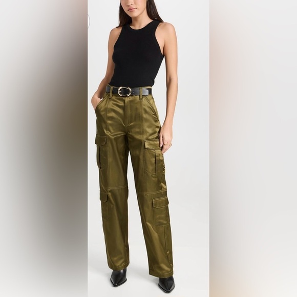 rag & bone Pants - Rag & Bone “Cailyn Japanese Satin Cargo Pants”